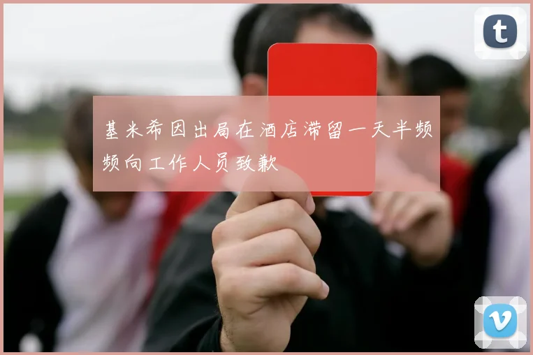 基米希因出局在酒店滞留一天半频频向工作人员致歉